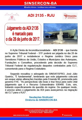 Julgamento da ADI 2135