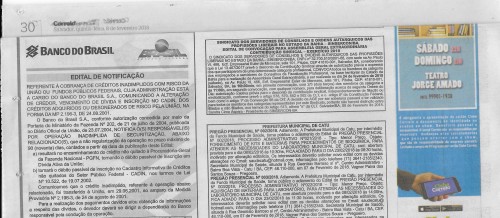 Edital publicado Contribuição Sindical 2018