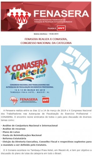 Fenasera X CONASERA